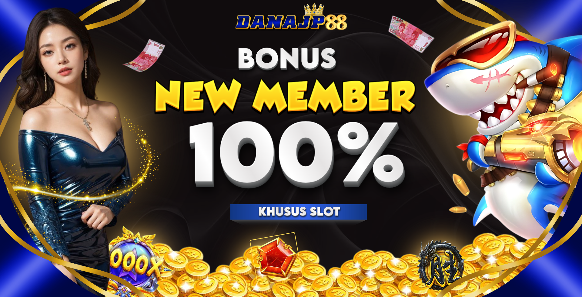 BONUS NEW MEMBER 100%